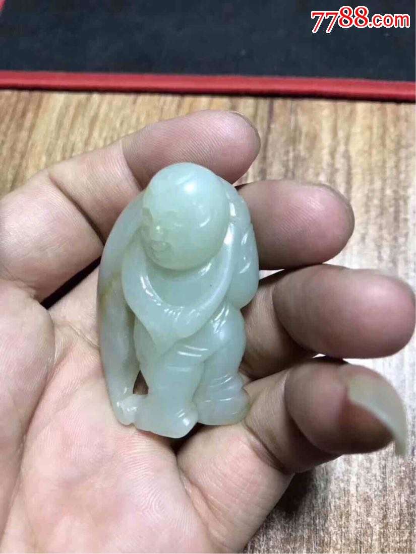 清代早期玉雕童子