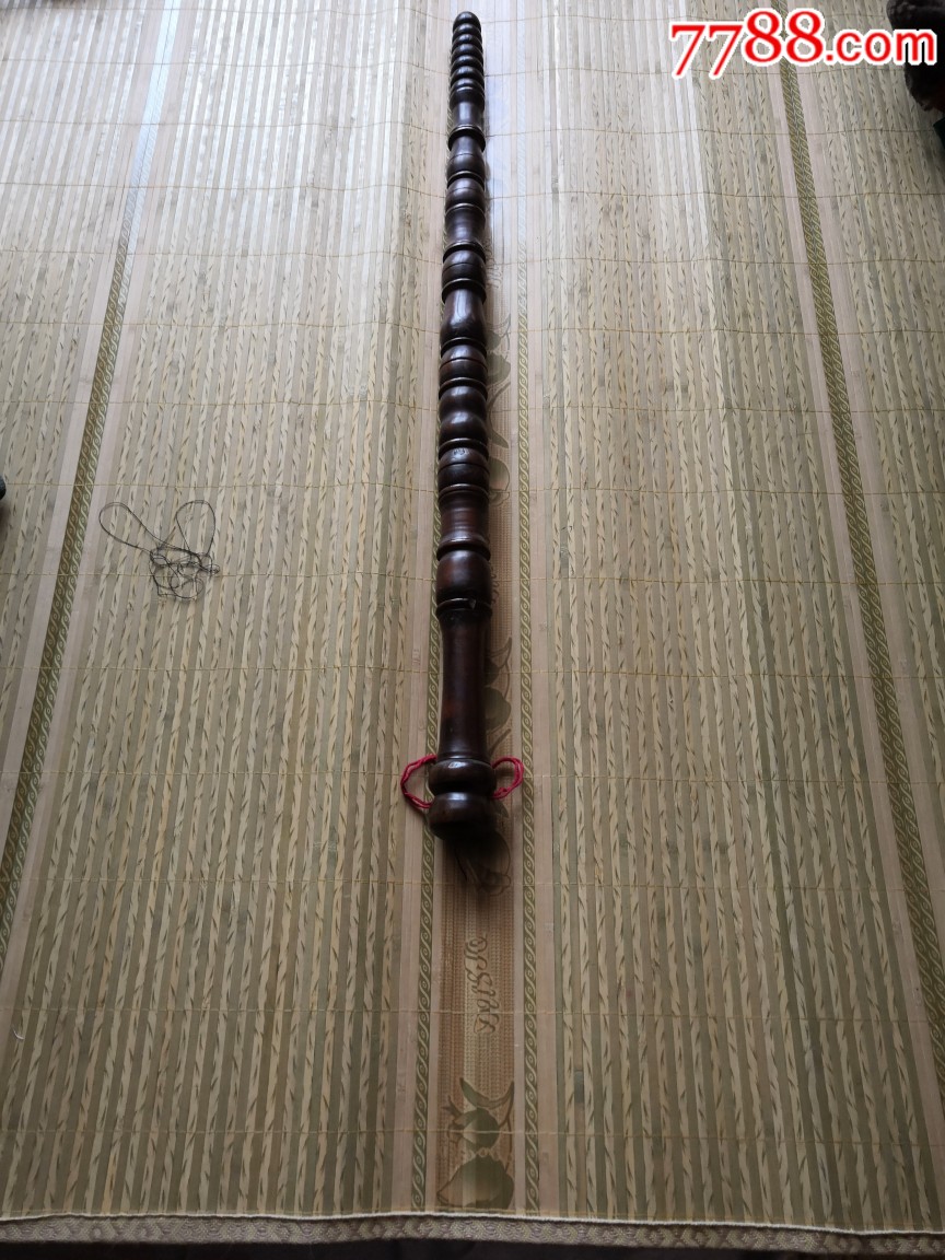 清代辟邪门神桃木鞭