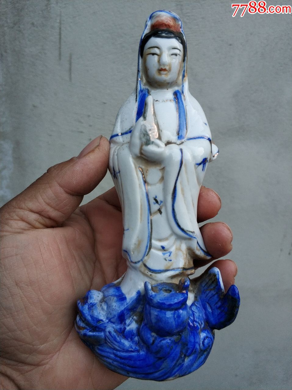 全品观音瓷像六七十年代的
