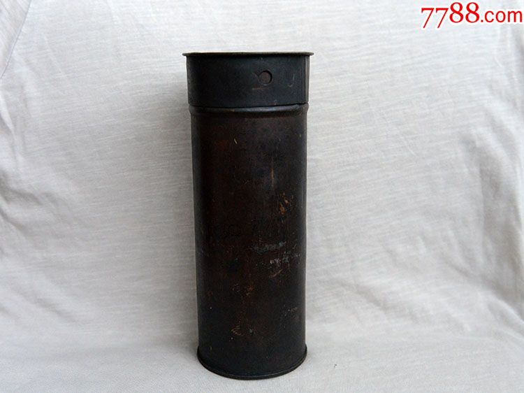 民国纯铜香筒信筒字画筒防潮筒老铜器包老保真(直径7.5cm)
