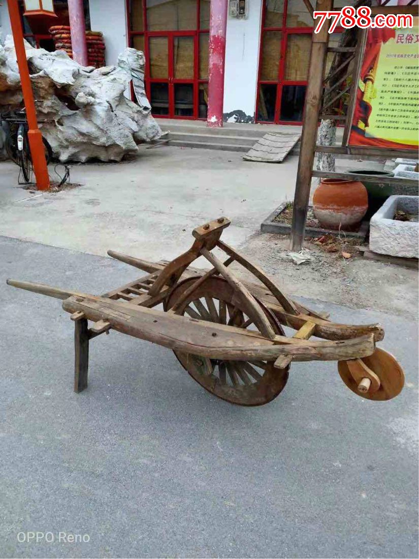 农村木板车图片