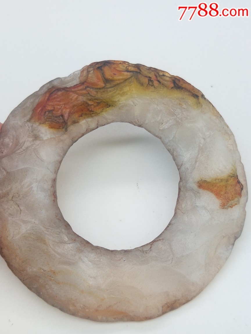 红山文化打制器玛瑙玉环