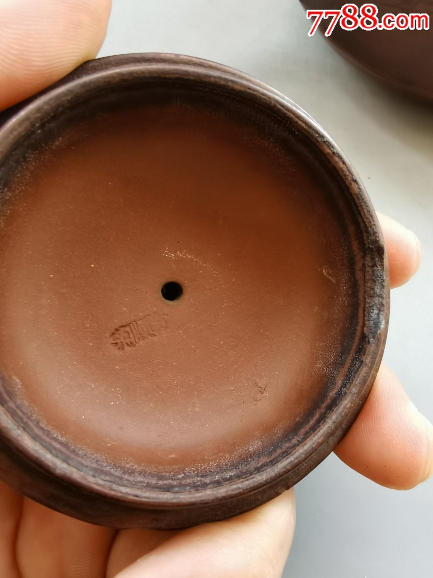 民国石生刻竹节诗文壶