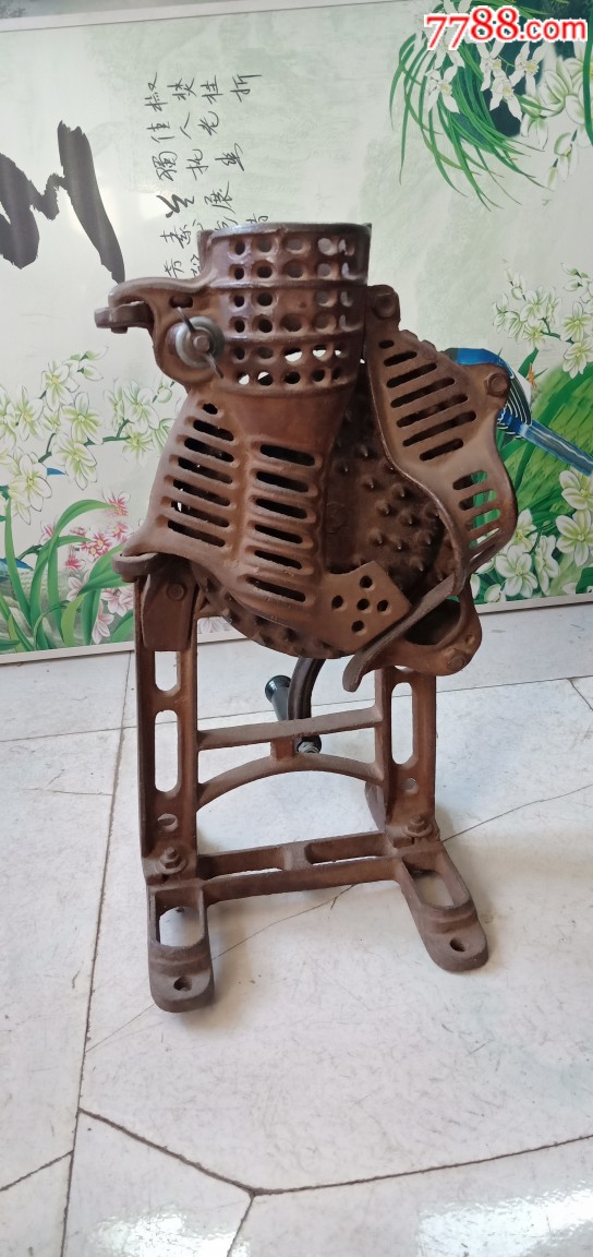 玉米脱粒机老农具老式玉米脱粒机手摇式脱粒机