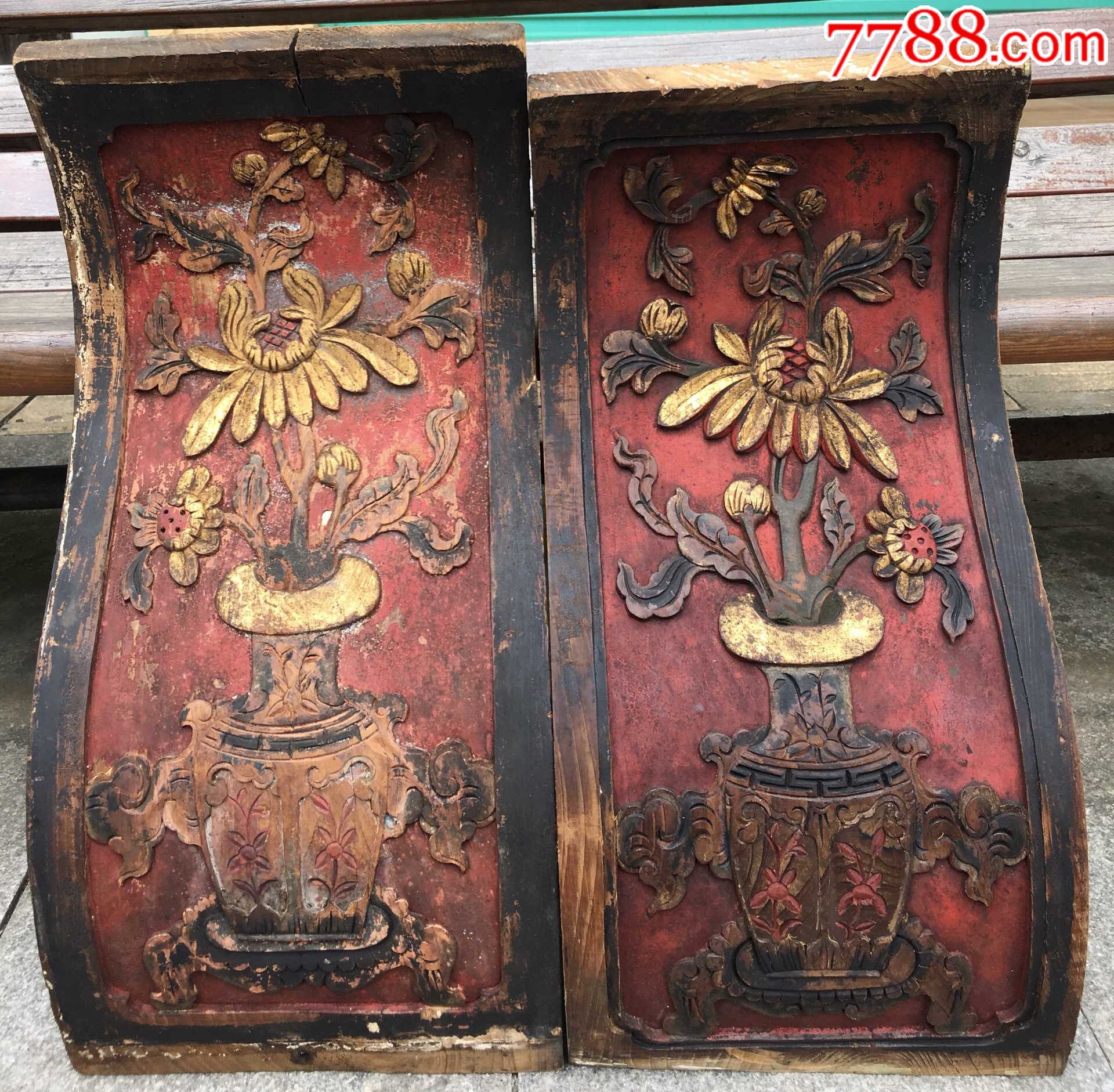 清代木雕花板_价格1380.0000元_第1张_7788收藏__收藏热线