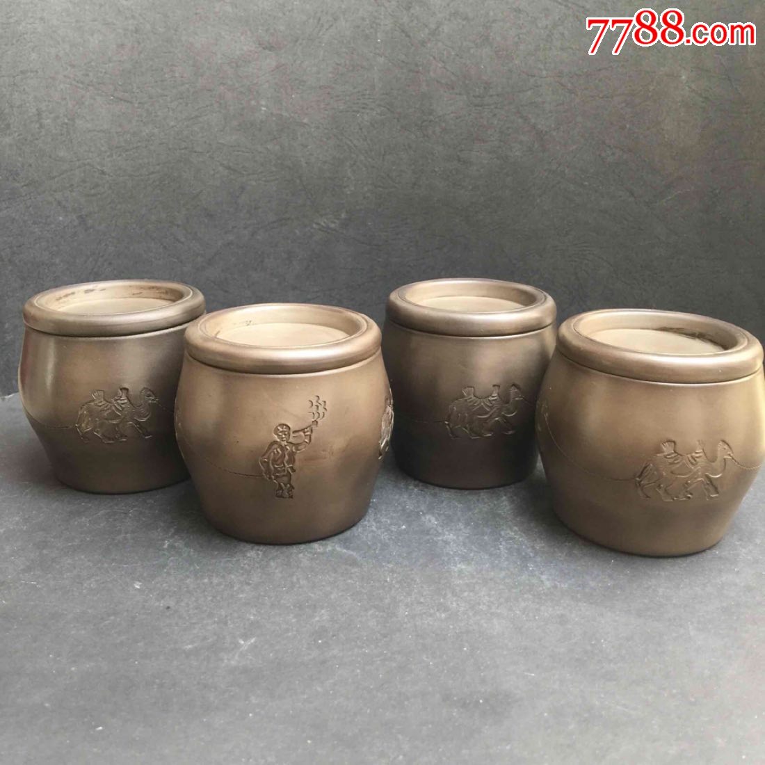 连连上峰拉骆驼小提罐4只7575