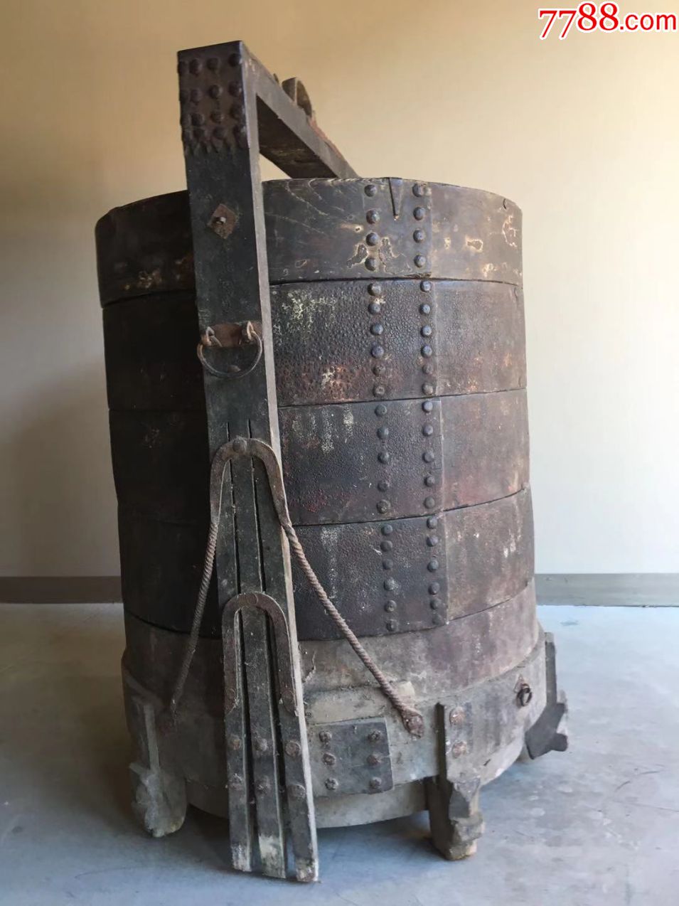 物件老食盒老木器皿老木盛具老木盘老木斗老柳编笙老帽盒老家具明清