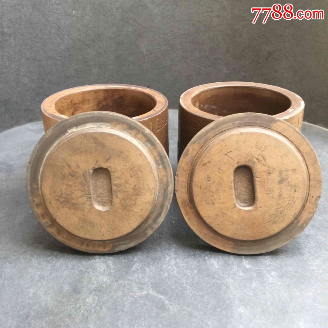 蛐蛐罐蟋蟀盆老盆王大年份胶泥手捋配罐带罐7878