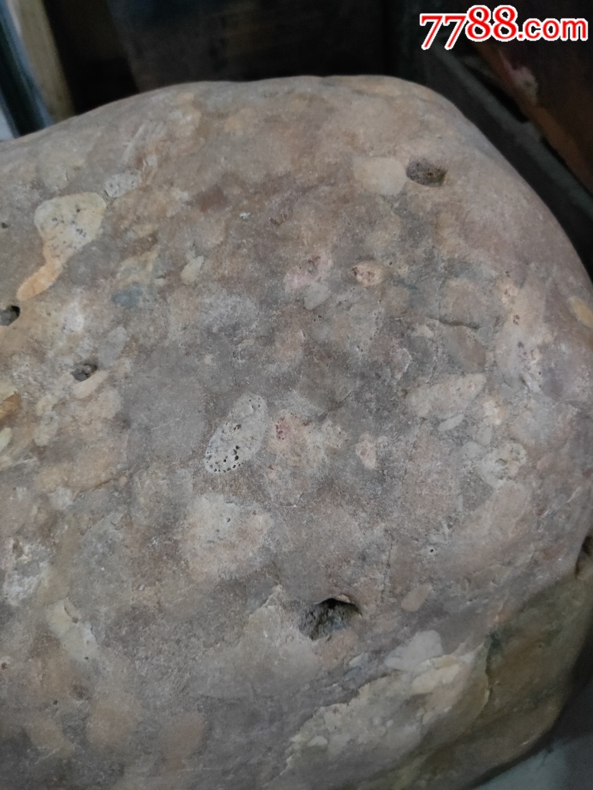 远古陨石月球角砾经典气泡60kg玉化温润