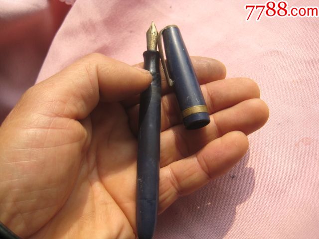 少见的古代有钱人用的天鹅50%赤金尖钢笔