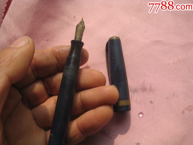 少见的古代有钱人用的天鹅50%赤金尖钢笔