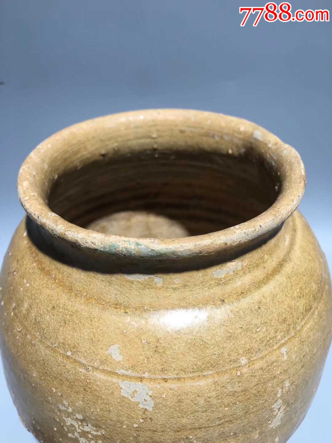 唐代黄釉罐