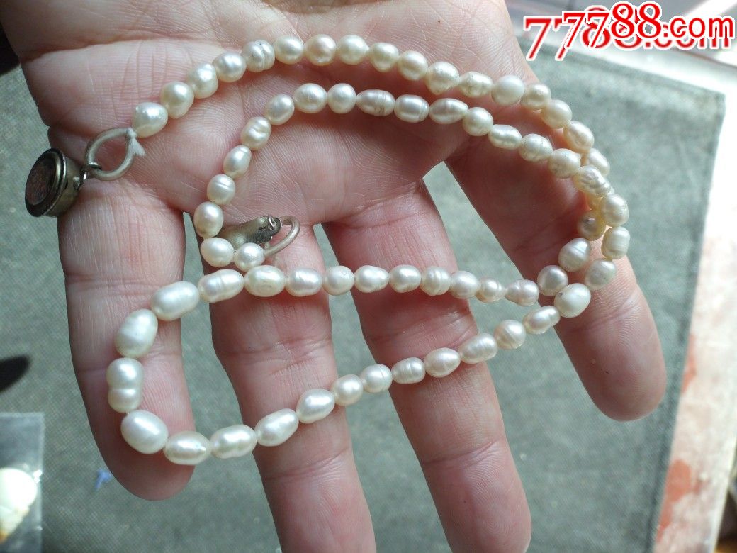 民国老淡水珍珠项链一件