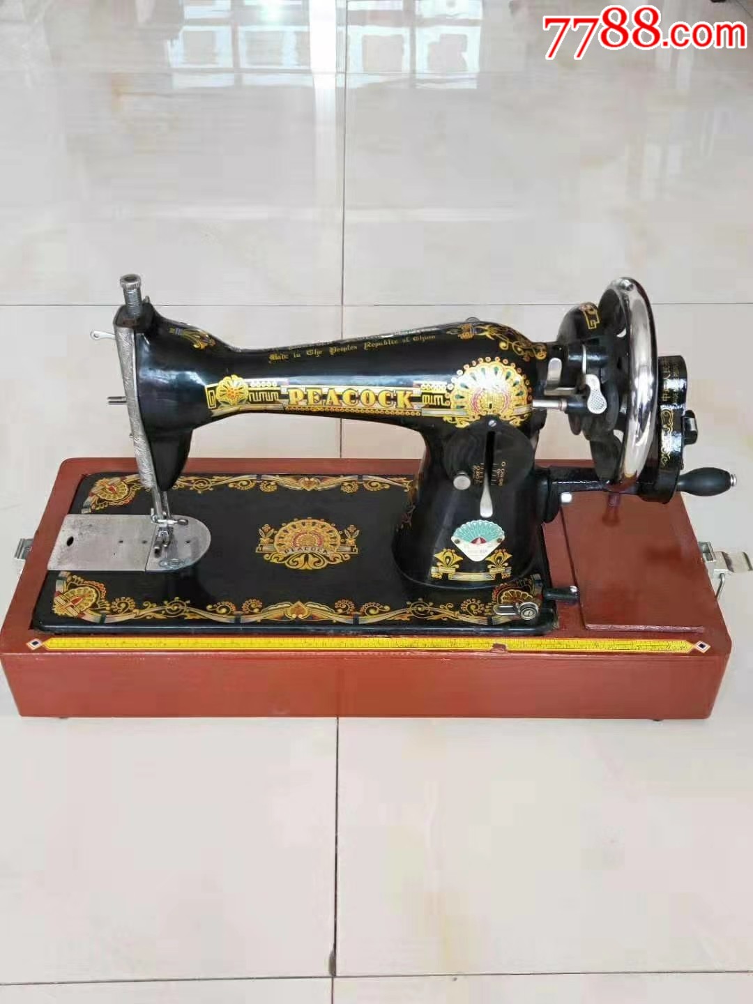 孔雀牌手摇缝纫机一台,_价格1600.0000元_第4张_7788收藏__收藏热线