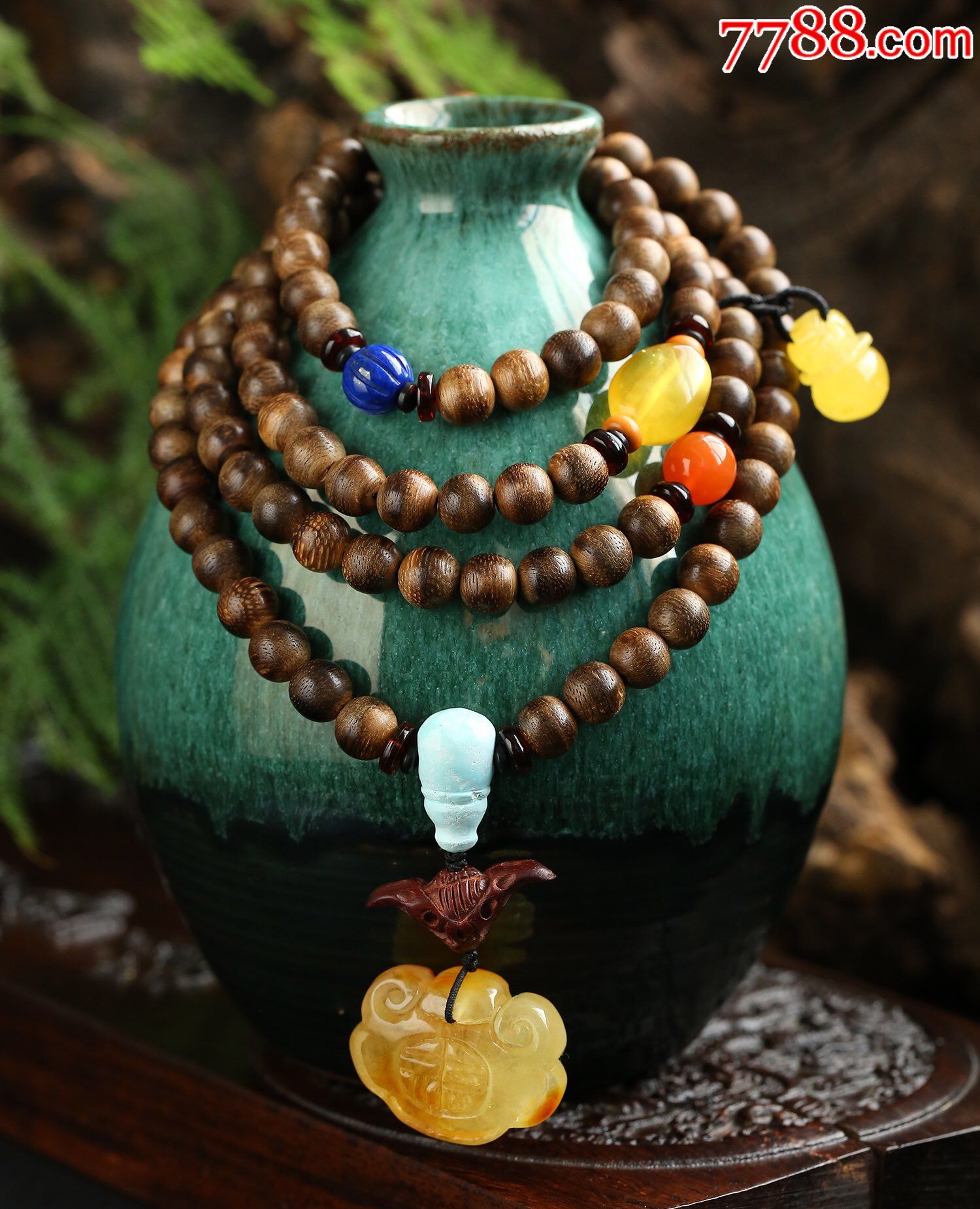 提前双12天然印尼加里曼丹岛8mm108颗佛珠手串