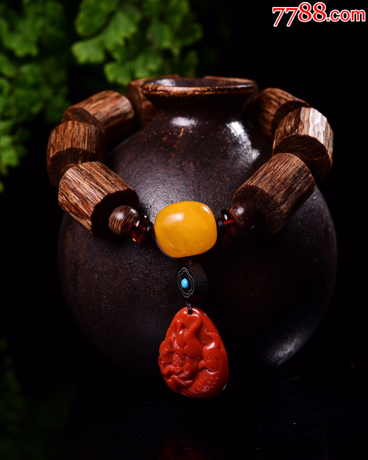【提前双12】达拉干沉水级18mm随形桶珠-沉香木手串-7788文玩