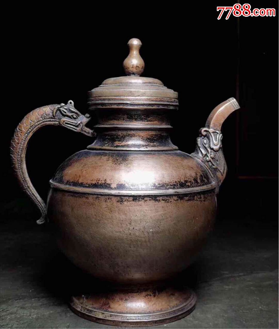 全铜大号壶_价格2199元【拾古阁古董古玩】_第1张_7788收藏__收藏热线