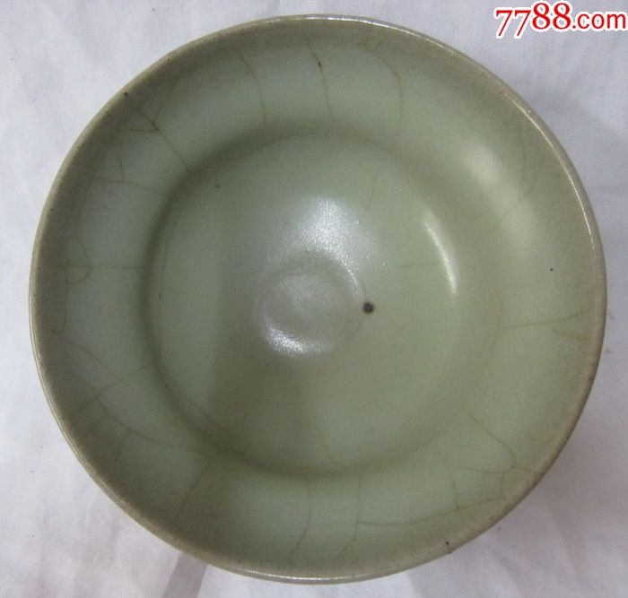 明清青釉折腰碗-青白瓷/影青瓷-7788收藏__收藏热线