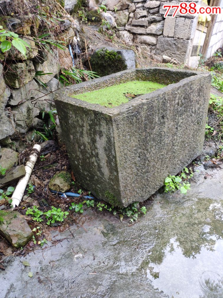 文革五星青石水缸鱼缸
