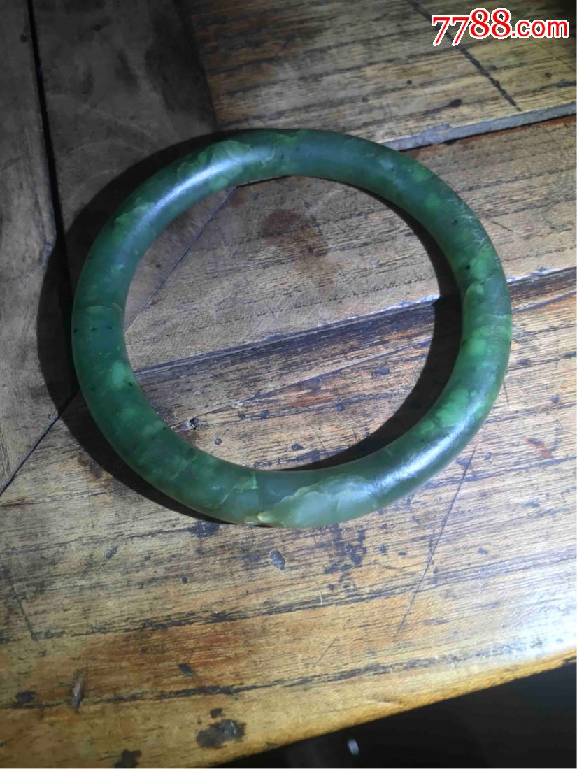 清代和田碧玉手镯