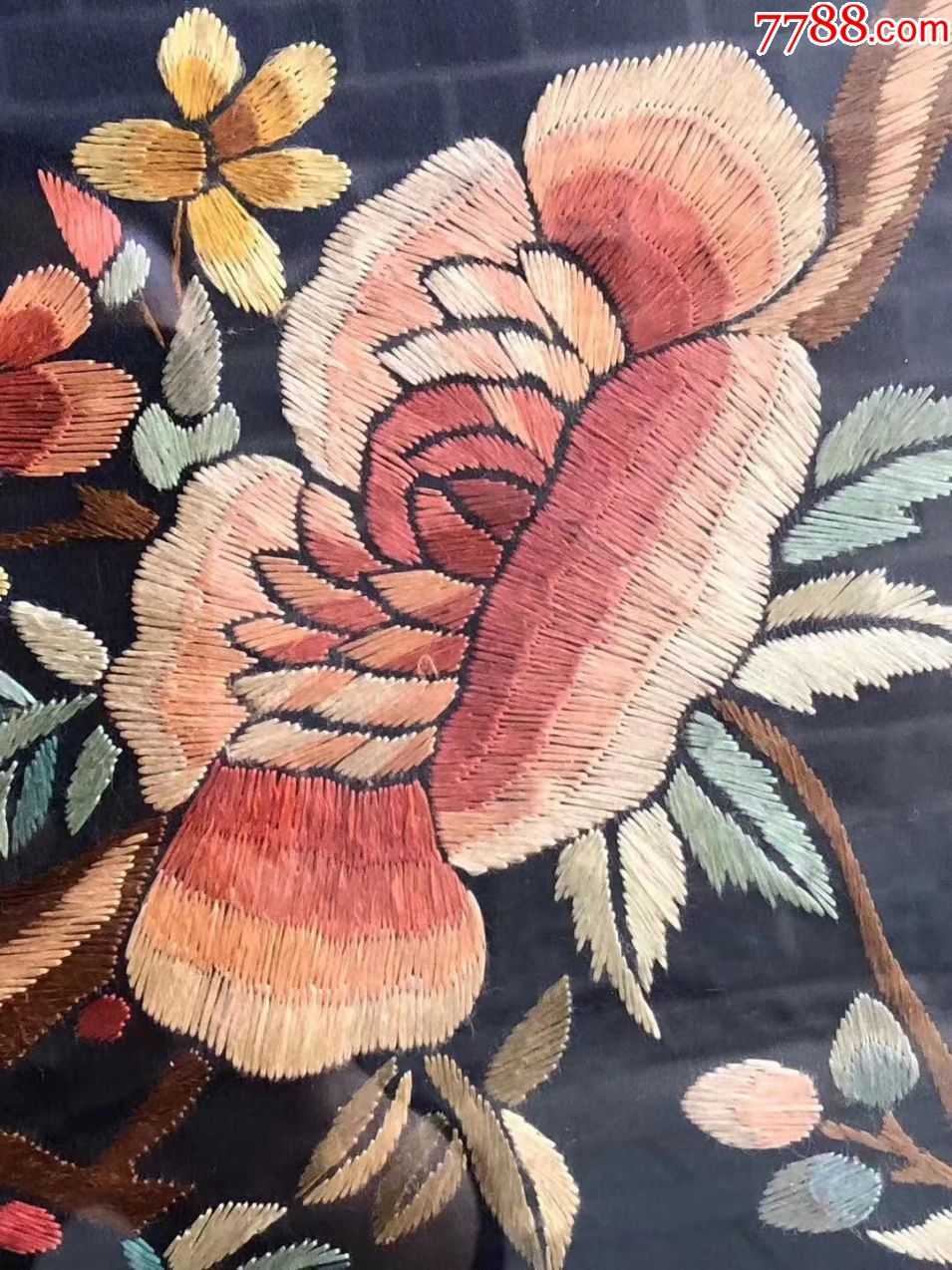 首页 零售 其他织绣画 >> 喜上眉梢/刺绣/绣品一