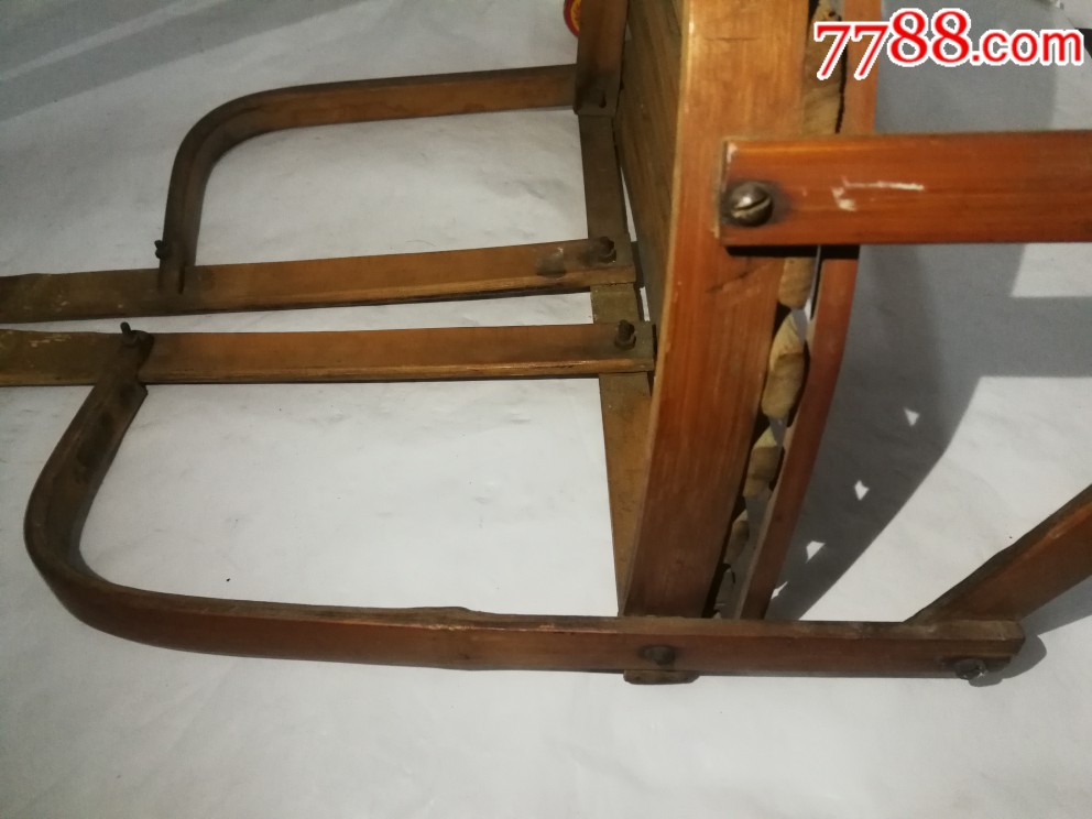 文革时期竹制自行车儿童椅