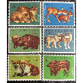 罗马尼亚邮票1972年动物、犬类狗鹿熊6全新（实拍）(se70135410)_7788收藏__收藏热线