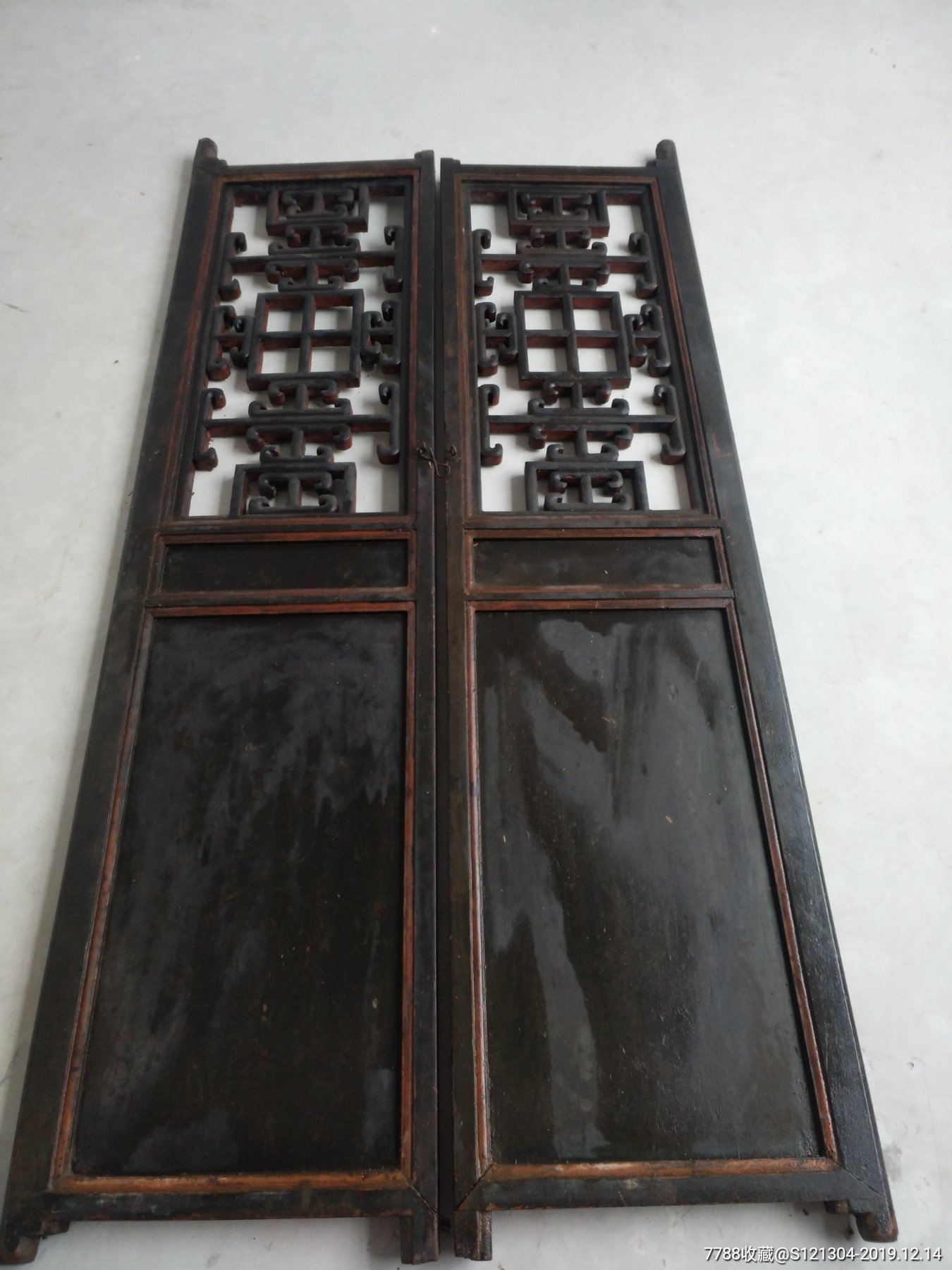 清代楠木木门老门