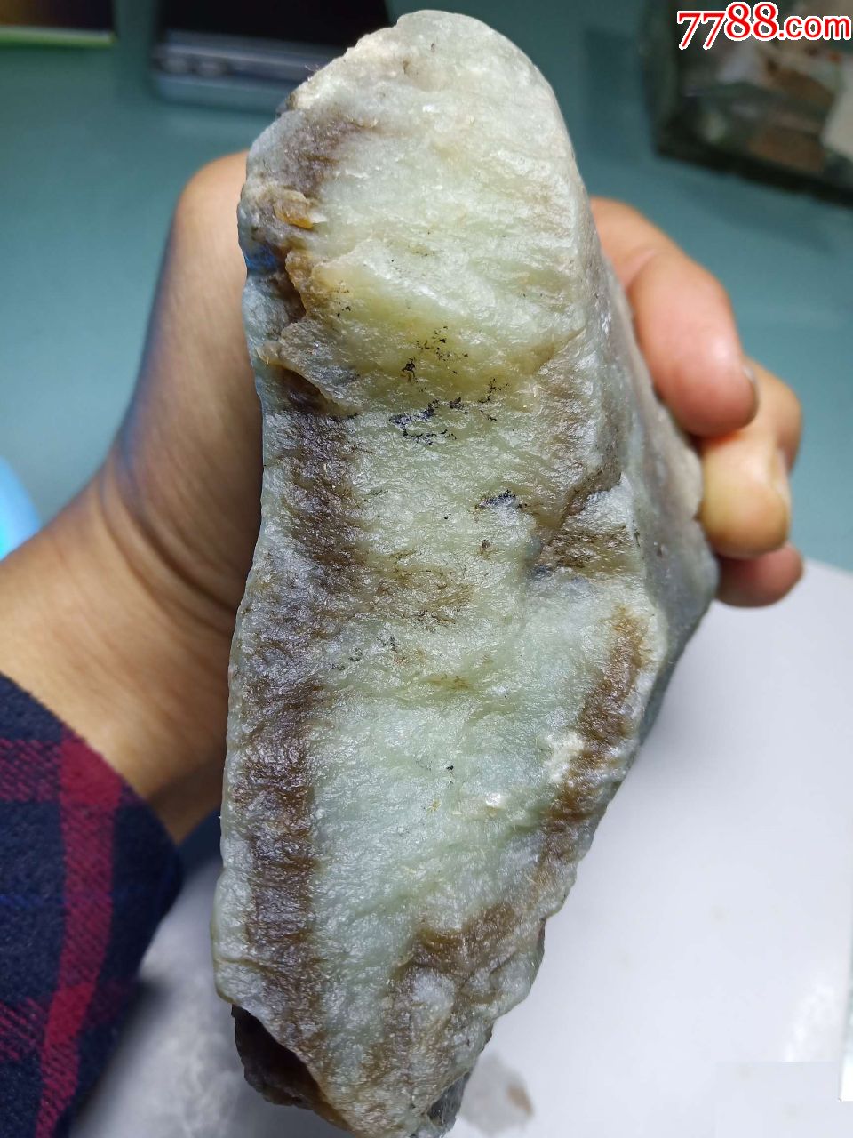 3573和田玉糖青山流水原石1147.4克