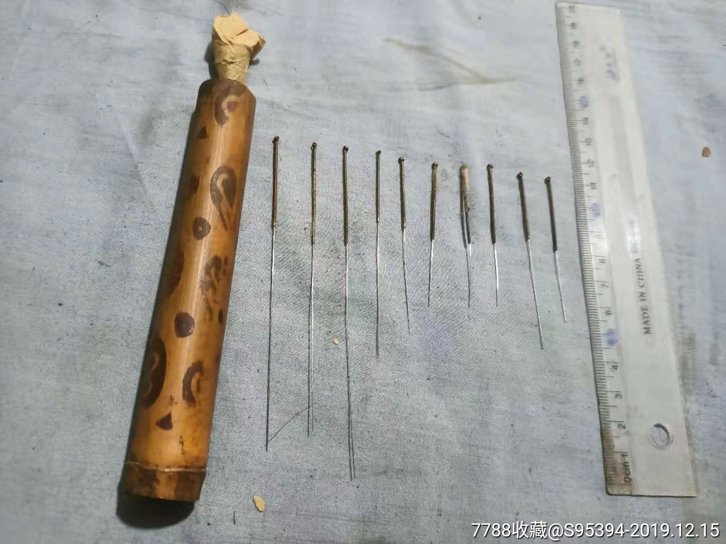 中医针灸银针10根一套6——12cm