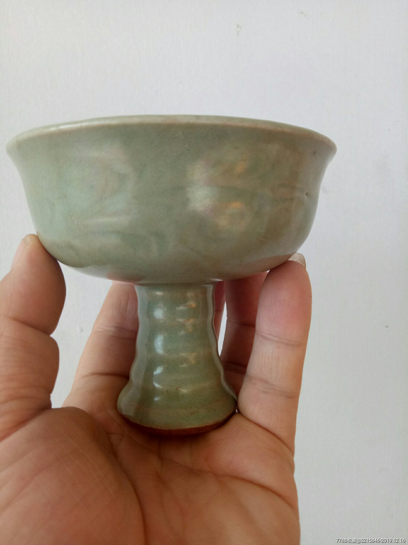 龙泉瓷器明代龙泉高足杯全品