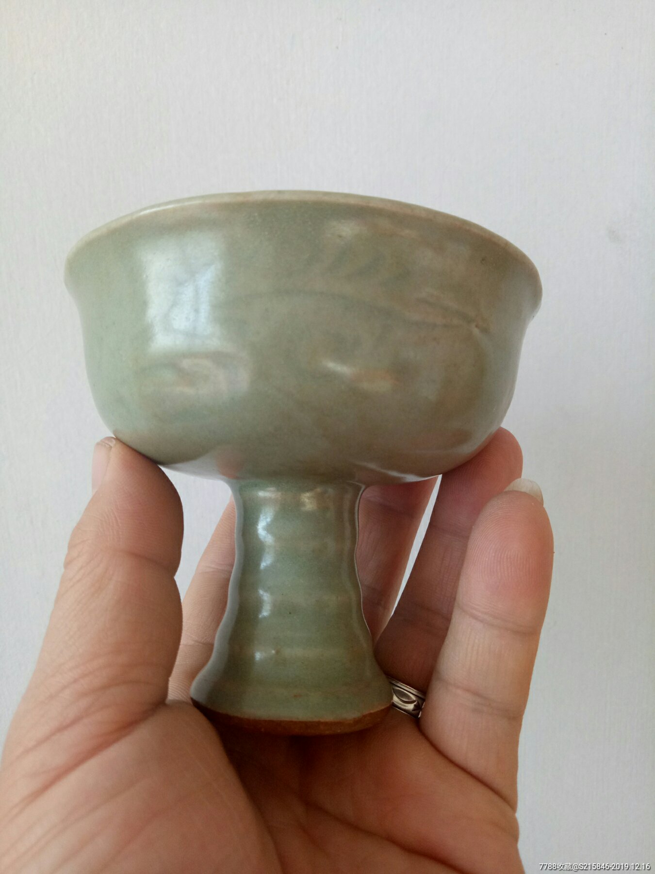 龙泉瓷器明代龙泉高足杯全品