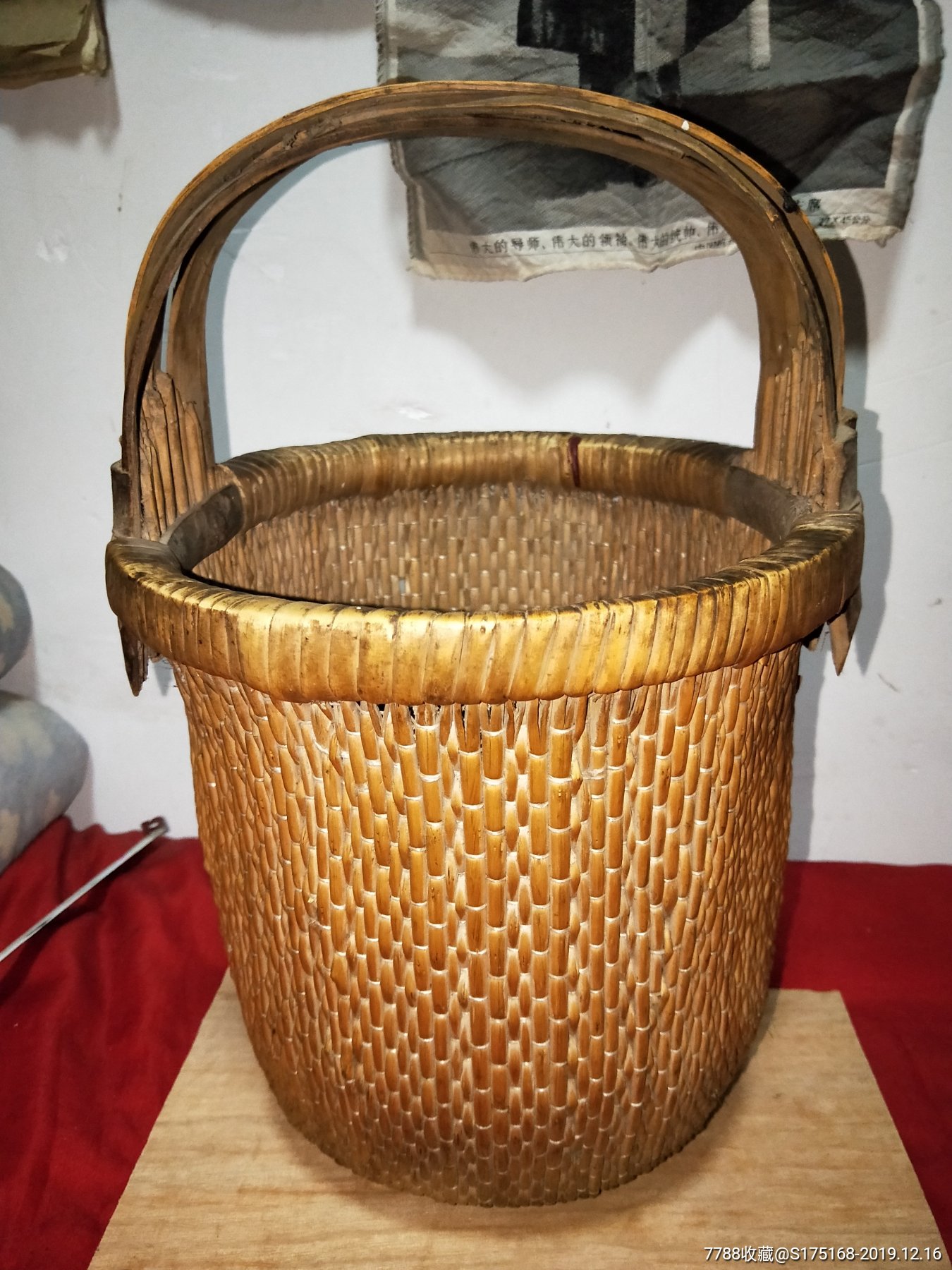 精品民国老木篮子