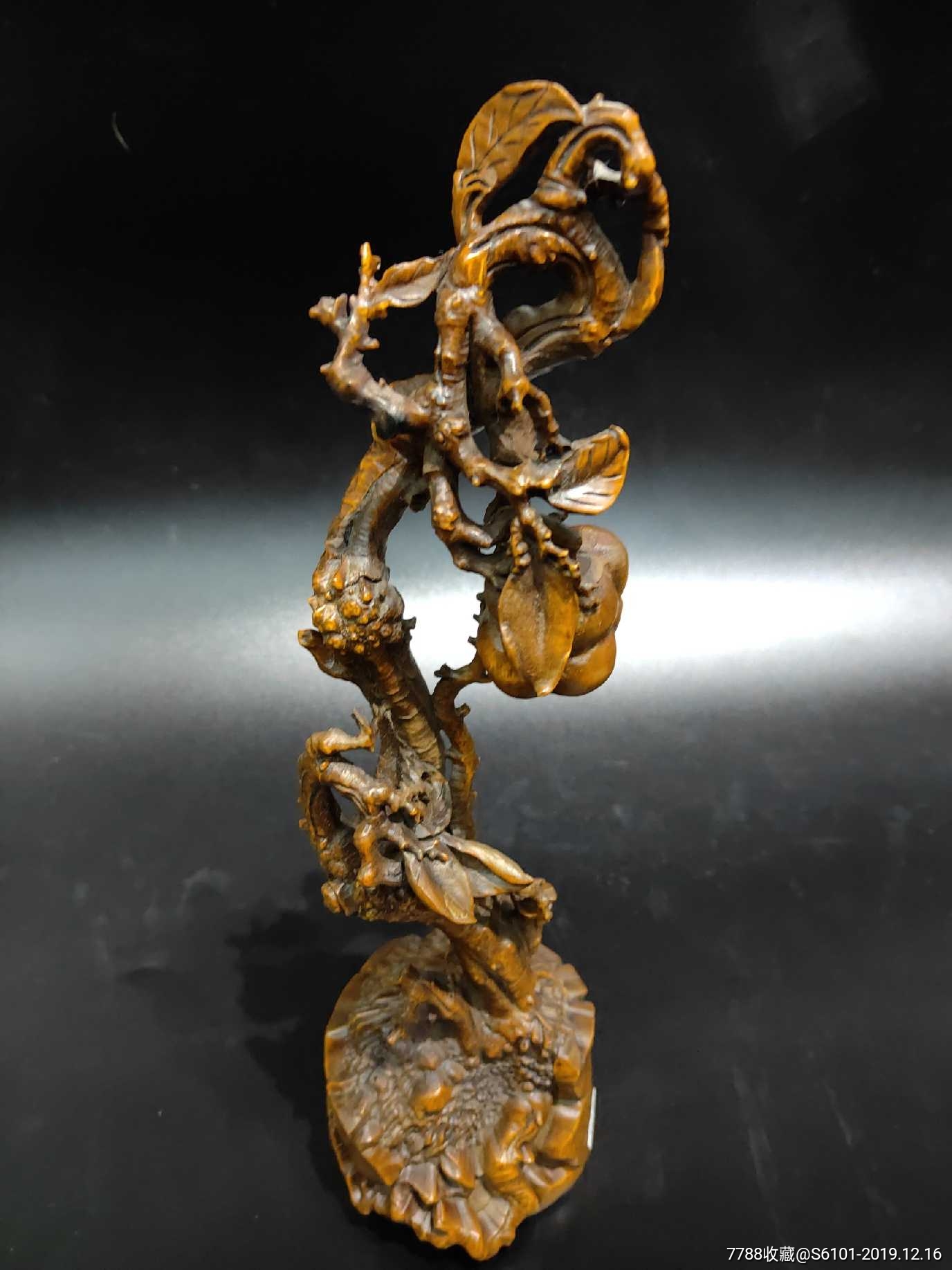 黄杨木随行根雕