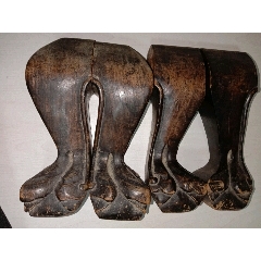 明代黄花梨桌腿虎腿四支(se70187925)_7788收藏__收藏热线