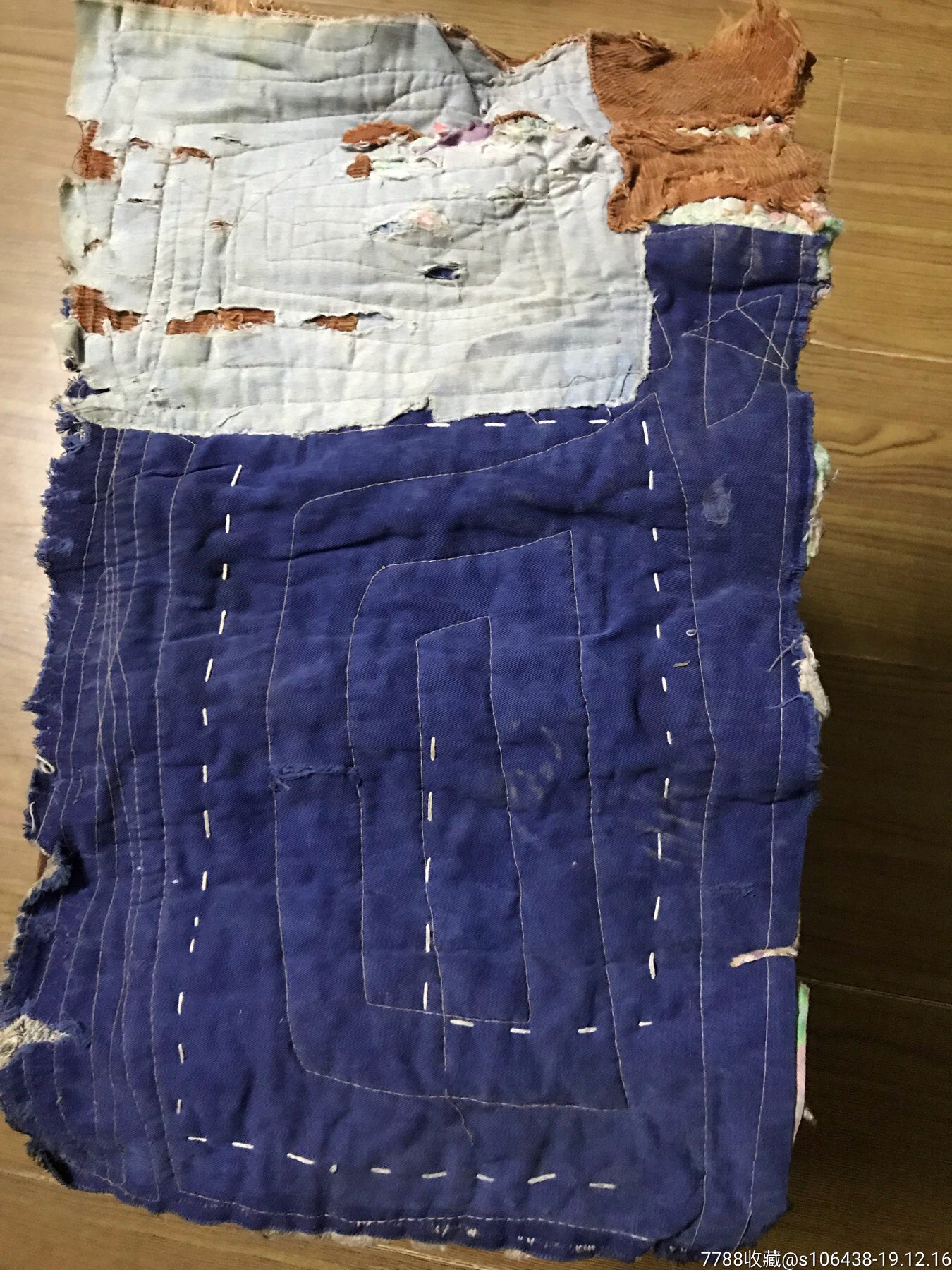 棉布手工缝制老布补丁棉布