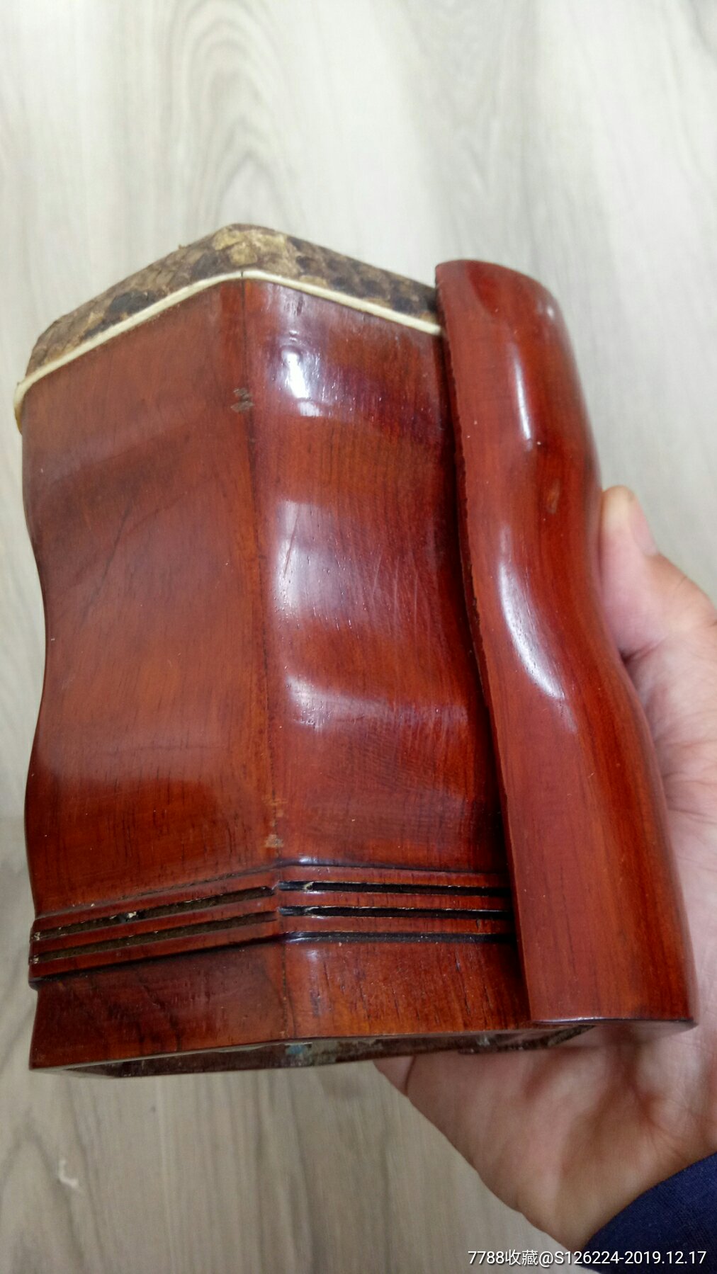 刚收的海黄二胡琴筒.