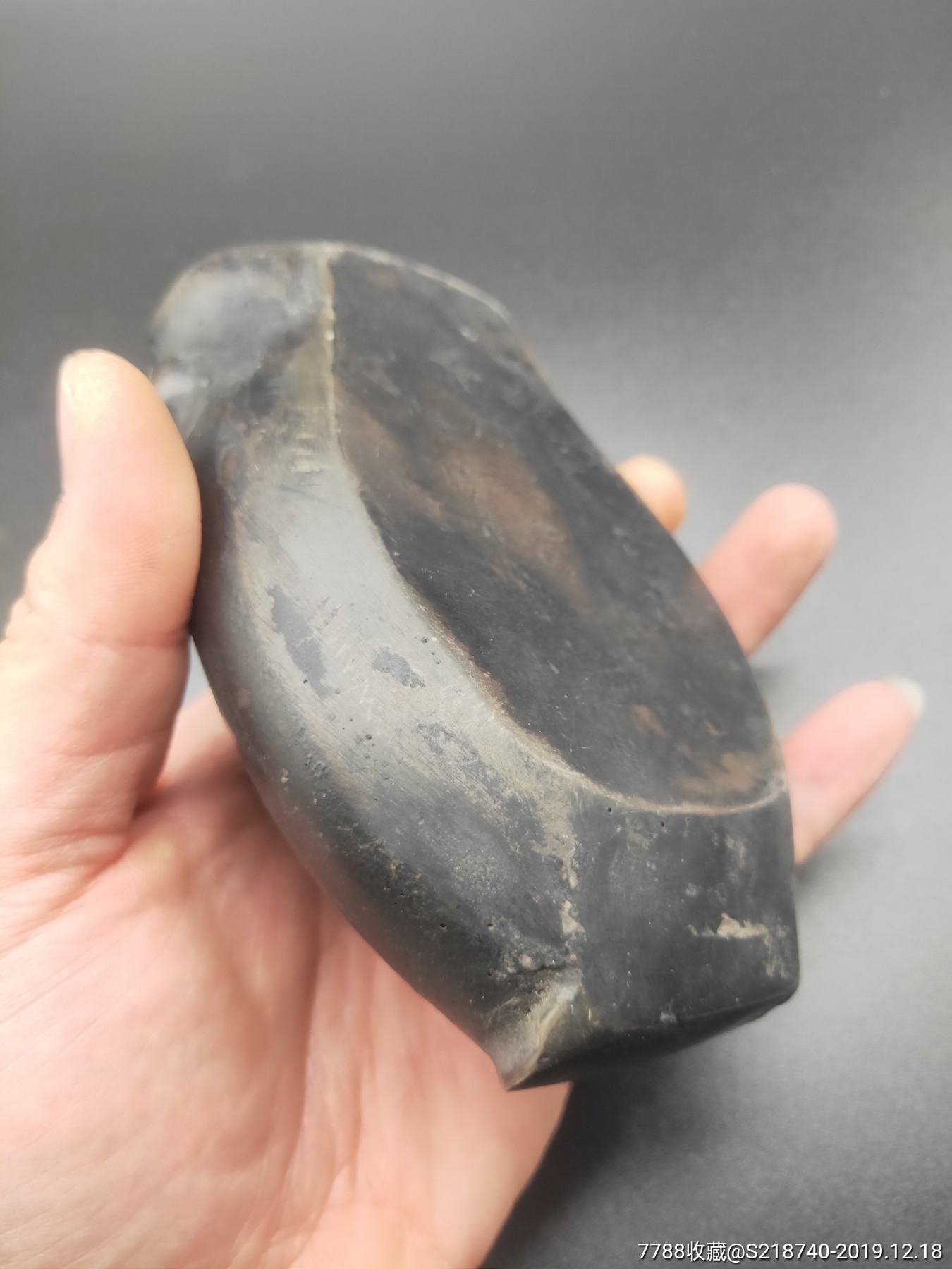 唐代三龙吐珠澄泥砚_澄泥砚/泥砚_第8张_7788砚台收藏