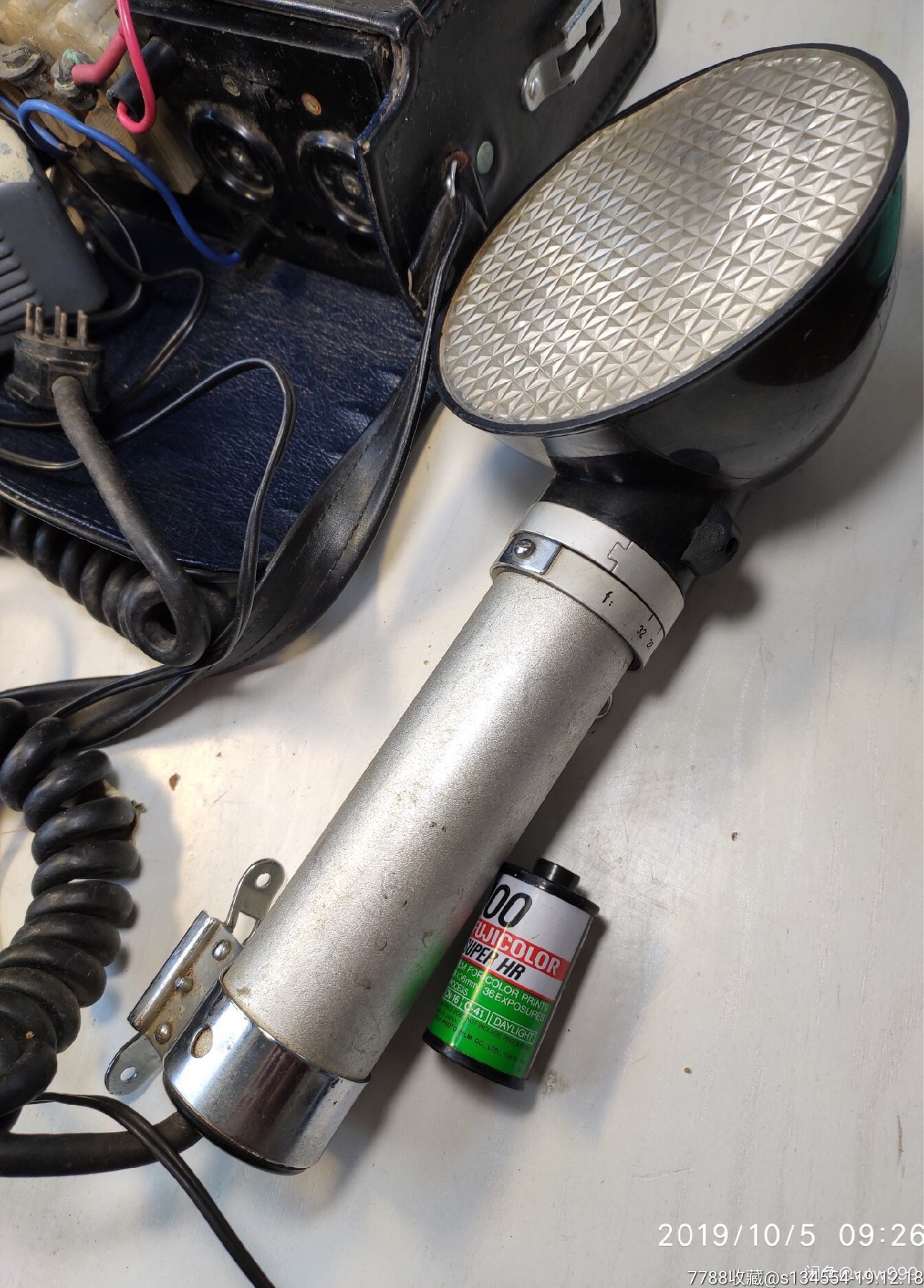 老式海鸥牌108新闻万次闪光灯～收藏或道具