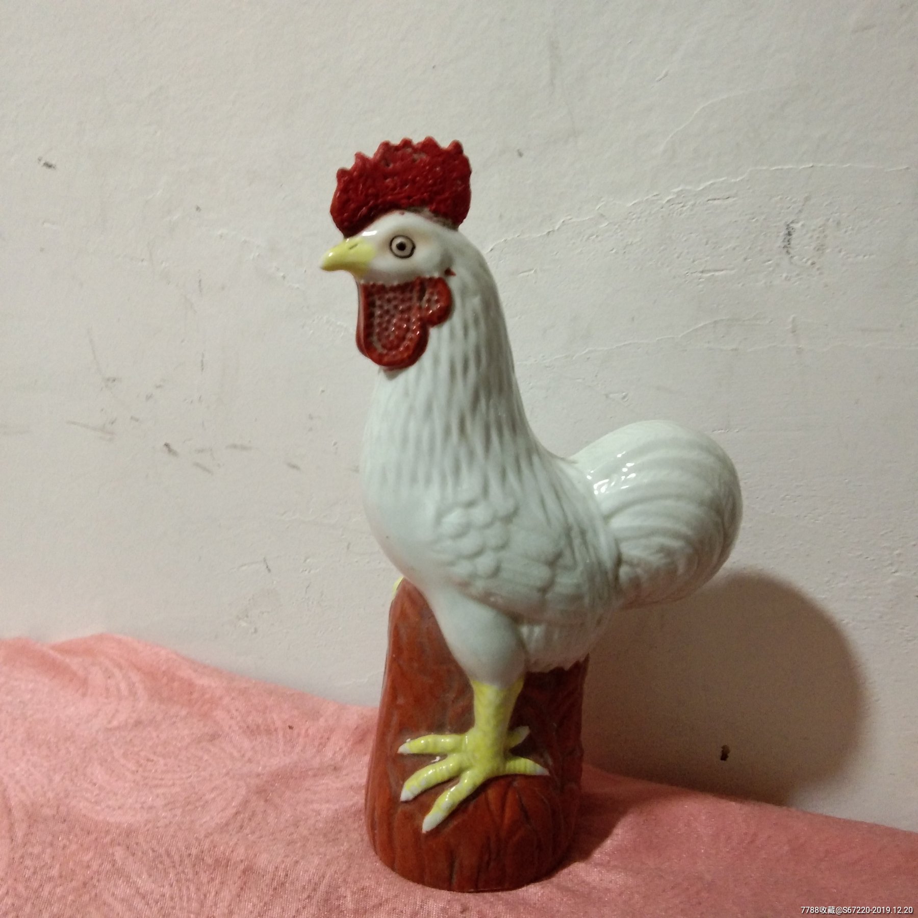 景德镇瓷大公鸡有底款