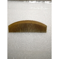 弧形密齿黄杨木梳～清末大个老木梳(se70278919)_7788收藏__收藏热线