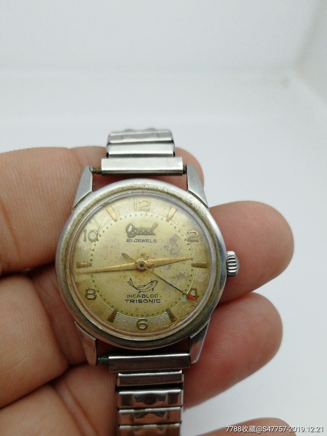 爱其华～小鱼,手表/腕表,机械,六十年代(20世纪),其他国外品牌,钢