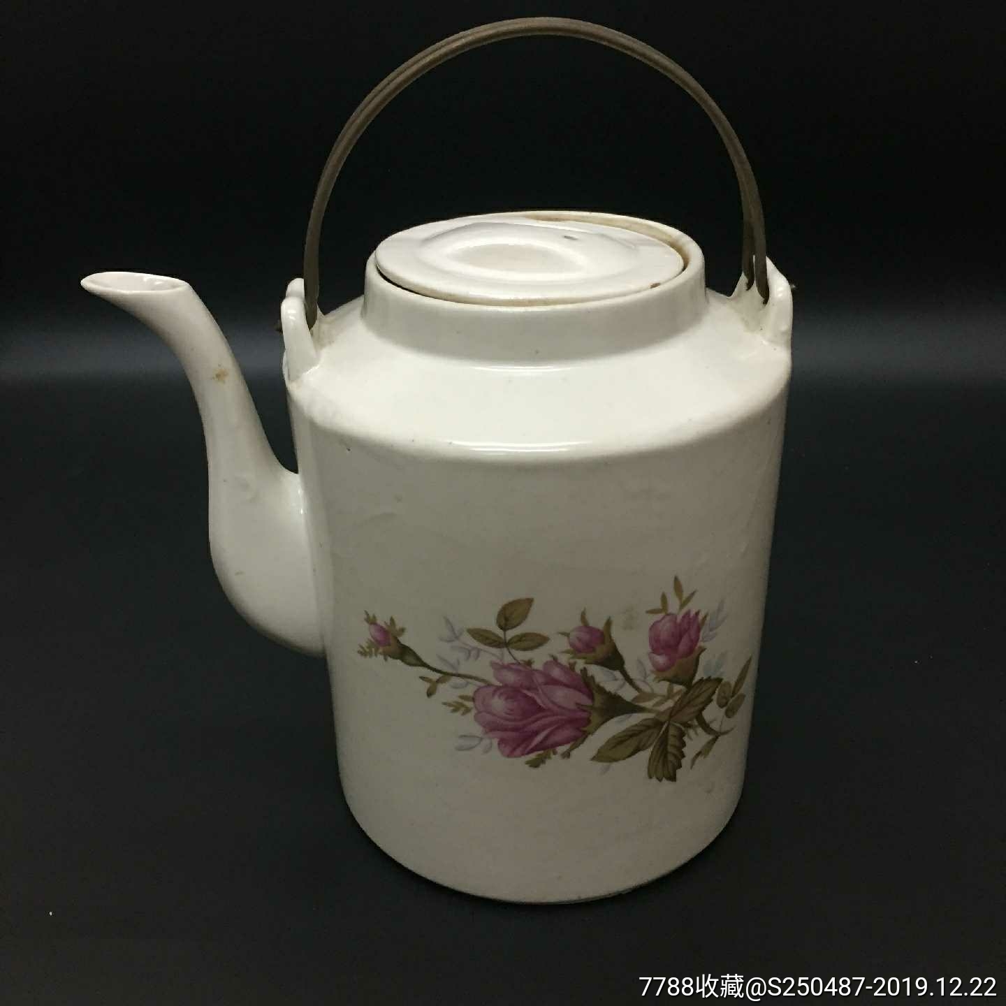 七八十年代提梁壶茶壶瓷壶