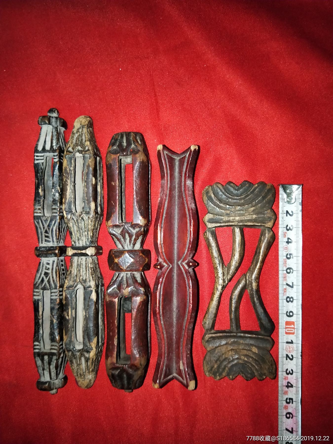 5个老木器缠线板