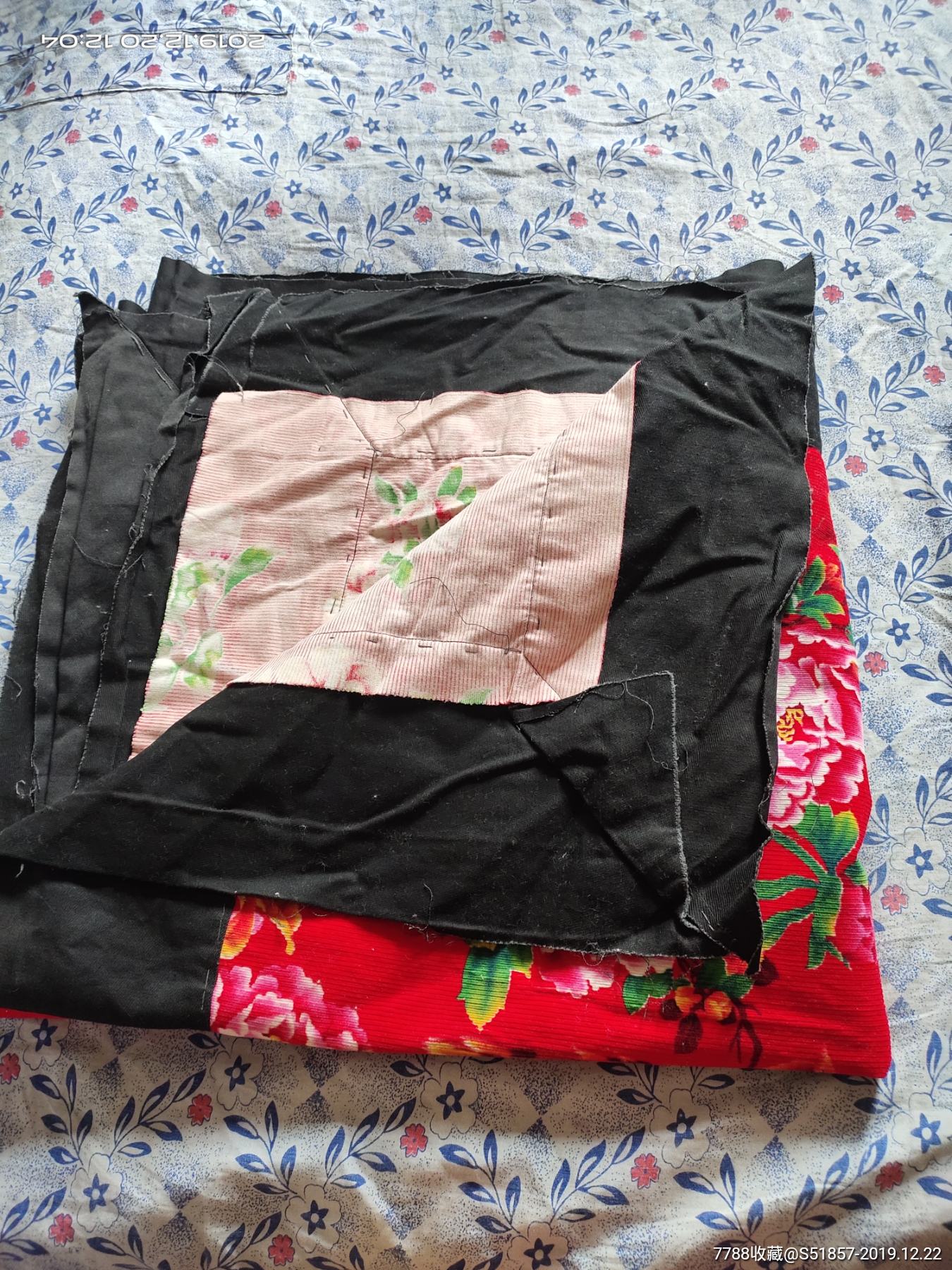 条绒褥子面——已经镶边