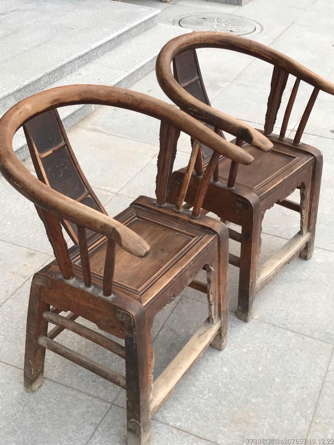 圈椅,民国时期.特舒服,特漂亮的!_木椅/凳_第7张_7788旧家具收藏
