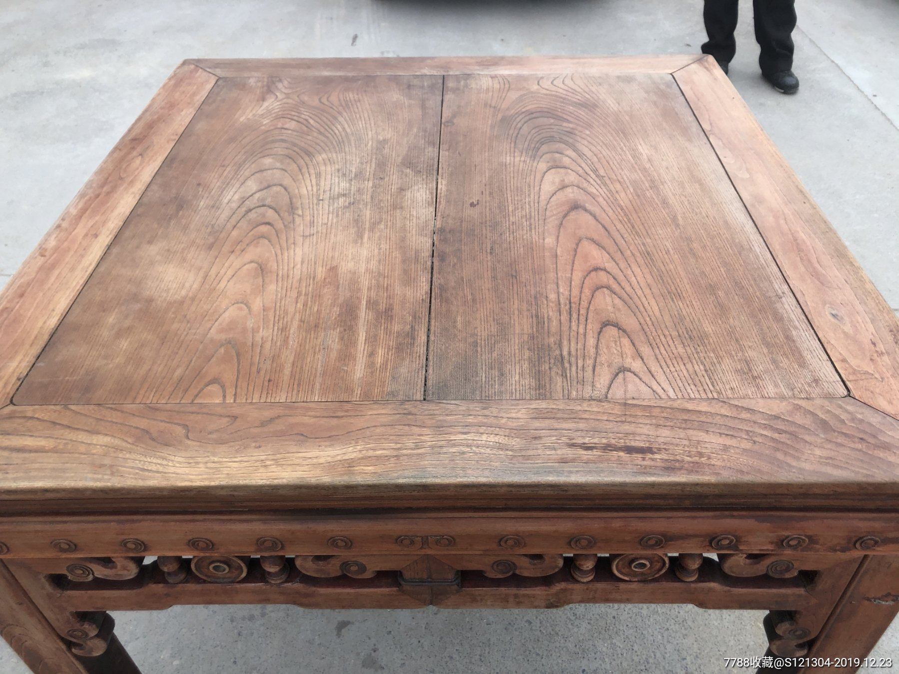 民国榉木八仙桌方桌老桌子老家具