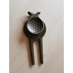 一个美国产的铜质果岭叉（高尔夫用品）(se70318429)_7788收藏__收藏热线