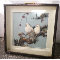 双鹰松树羽毛画(se70333974)_7788收藏__收藏热线