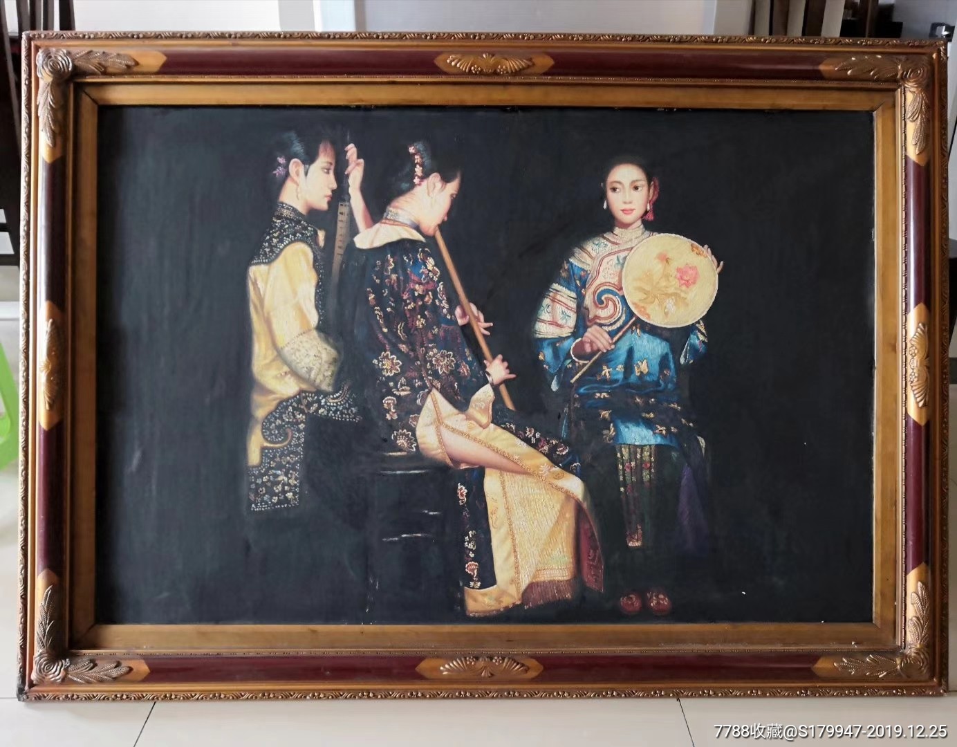 人物油画作品～浔阳遗韵